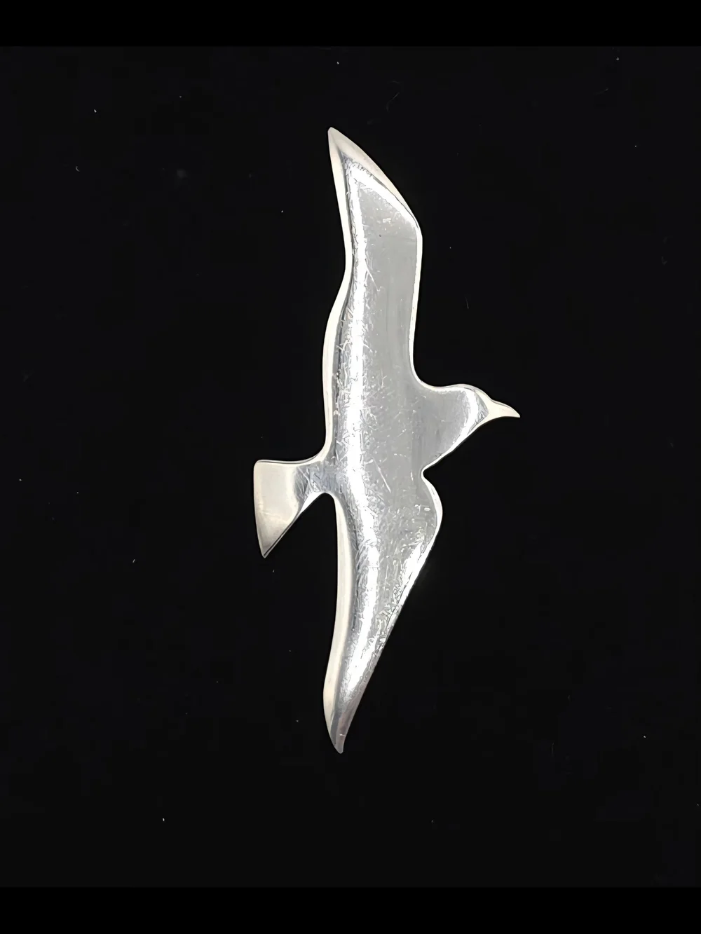 Sterling Silver Seagull Pin Brooch Or Pendant